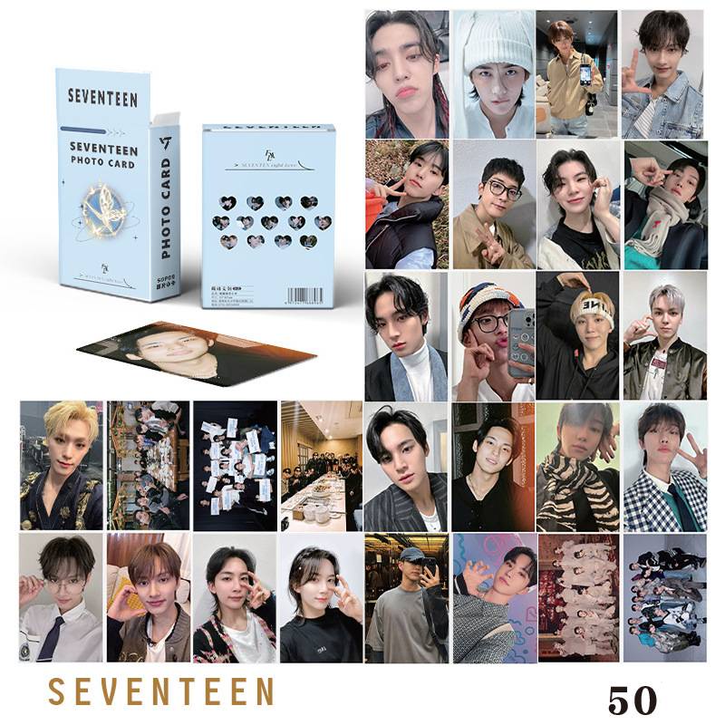50 cái k-pop idol lomo cards quà tặng cho bé gái trẻ em bts twice itzy stray kids blackpink ive txt nct collection card
