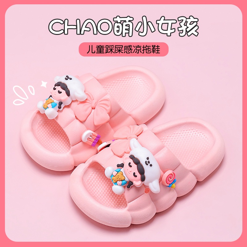 Xăng-đan trẻ em và dép đi trong nhà mùa hè cho bé gái, dép khử mùi chống trượt, dép đi trong nhà bé trai dễ thương cho bé gái
