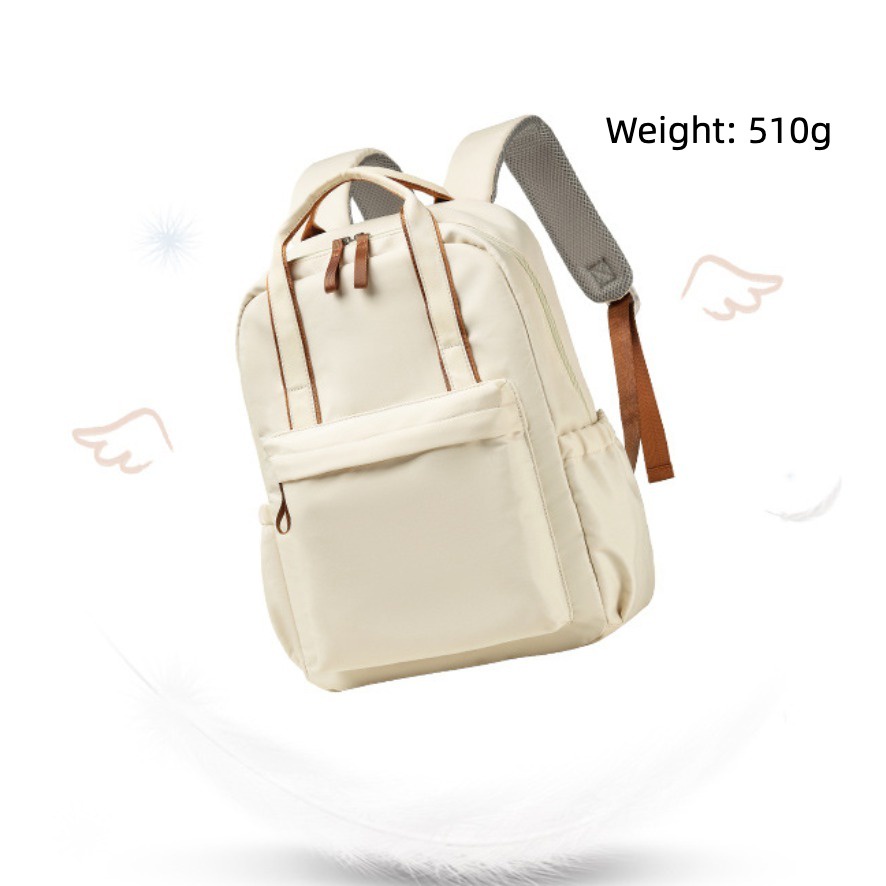 MINGKE Túi đựng máy tính xách tay 15,6 inch ba lô đi học cho nữ dung tích lớn chống nước chống va đập thời trang sinh viên