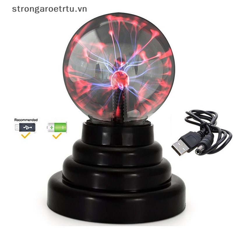 Strongaroetrtu 3 inch magic plasma ball đèn cảm ứng khí quyển nhạy cảm ánh sáng ban đêm đèn mới lạ cho trẻ em sinh nhật món quà giáng sinh vn