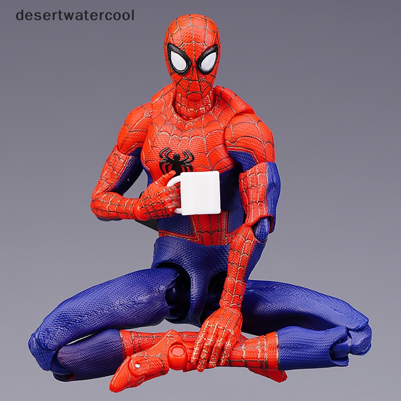 Devn sáng tạo chung búp bê di động spider-verse action sv song song vũ trụ béo peter parker spider man hình hành động đồ chơi mô hình martijn