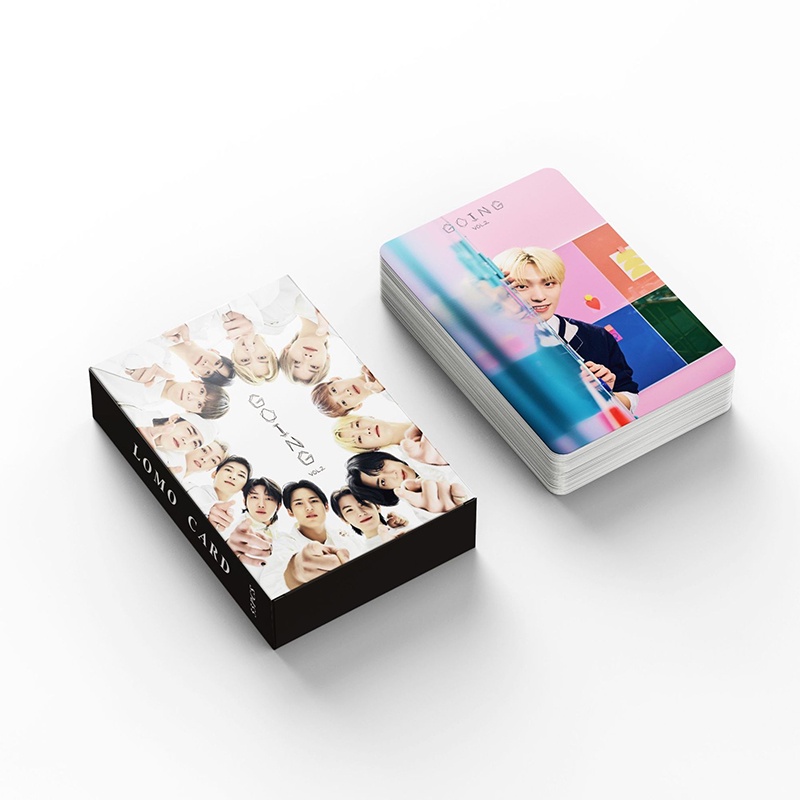 Seventeen LOMO Card Set 55 Tấm Thẻ Ảnh Going Vol 2 Hình Nhóm