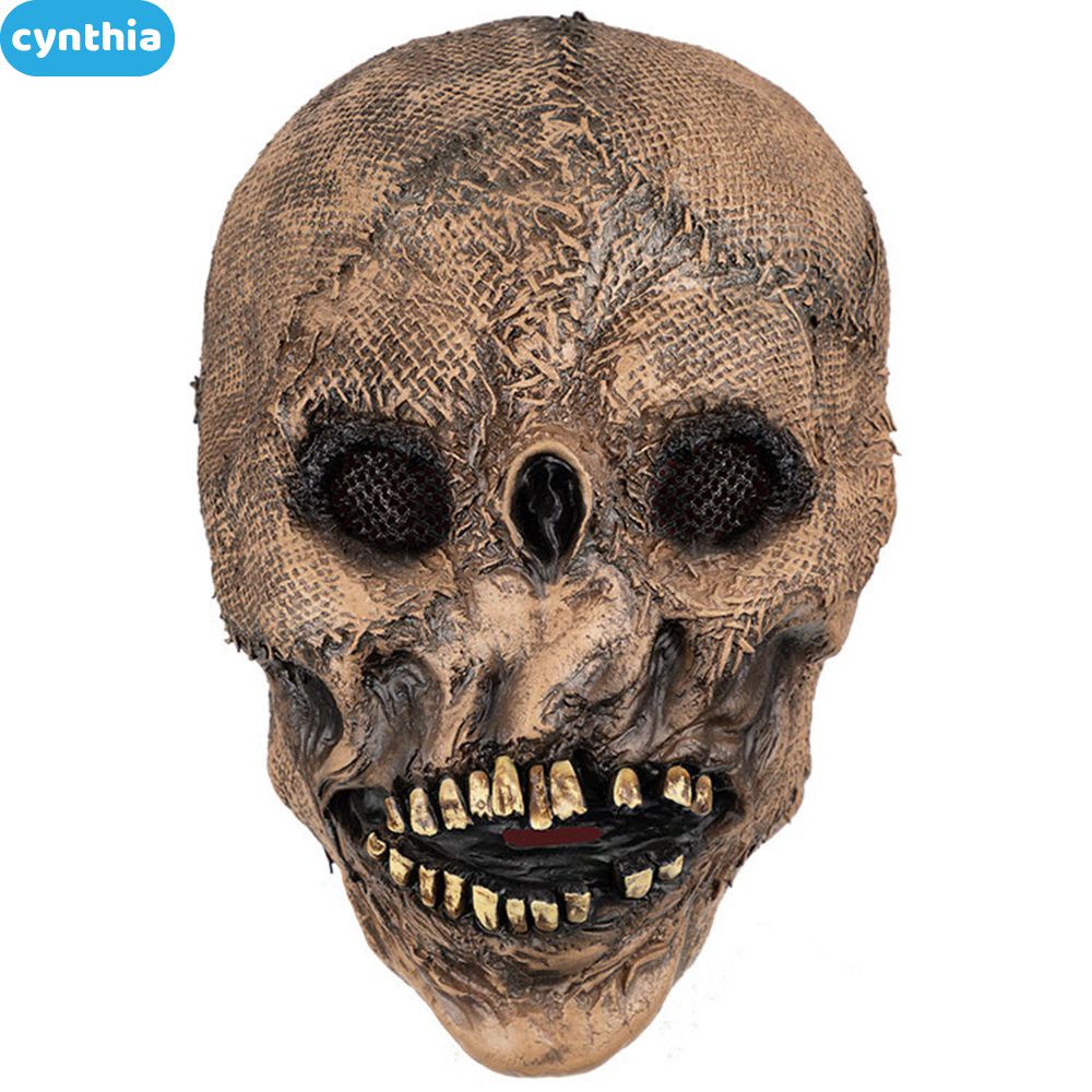 Halloween Ghost Face Mặt nạ kinh dị Hét lên Phim kinh dị Mặt nạ Bù nhìn Kinh dị Mặt nạ ma Mũ đội đầu Trang điểm Đạo cụ biểu diễn Cosplay Phụ kiện trang phục người lớn Đạo cụ cyn