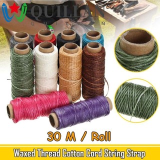 Cuộn chỉ sáp 1mm dài 30m nhiều màu dùng làm đồ da thủ công