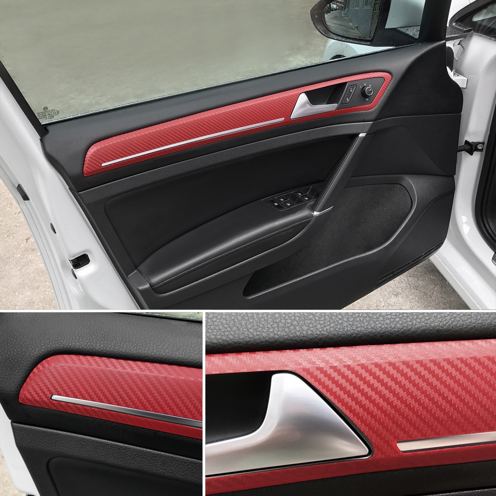 30cmx127cm màng sợi carbon đầy màu sắc bao phủ cho thân xe cuộn phim vinyl bọc xe máy tự làm tạo kiểu vinyl sticker phim phụ kiện xe hơi