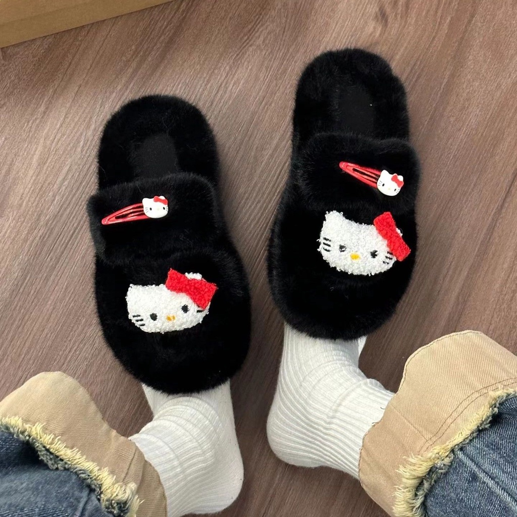 Dép Bông Đi Trong Nhà Bằng Vải cotton Mềm Mại Thoải Mái Thời Trang Thu Đông 2023 Cho Nữ