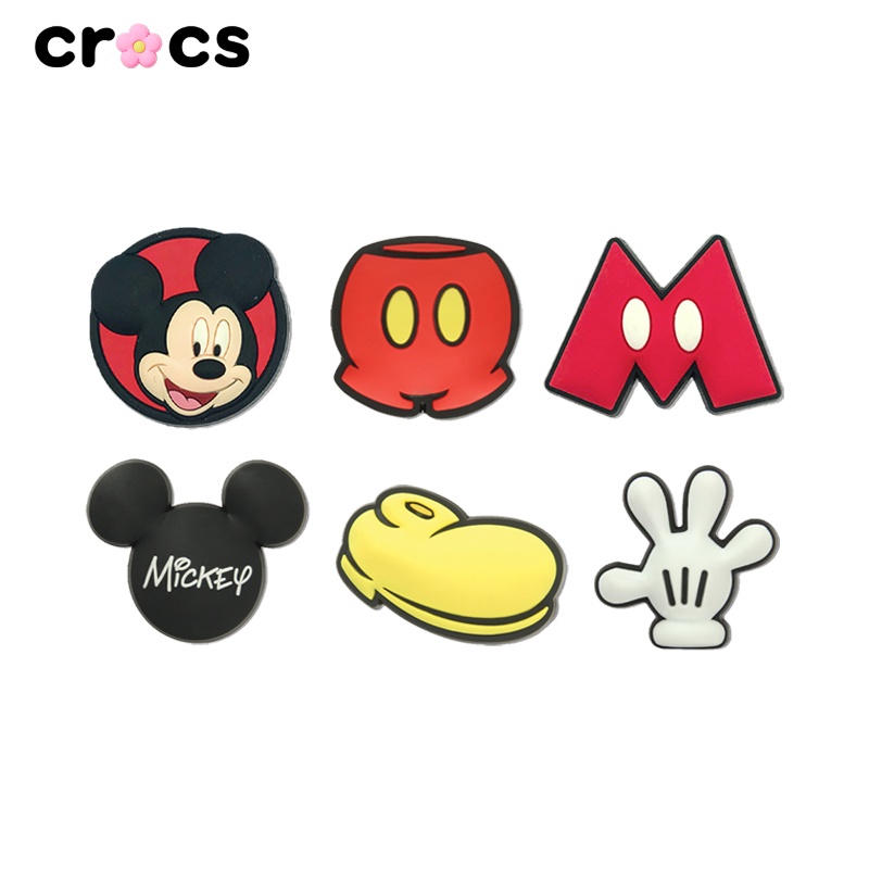 Jibbitz crocs khóa giày phụ kiện crocs dòng disney mickey minnie phim hoạt hình khóa trang trí charm crocs