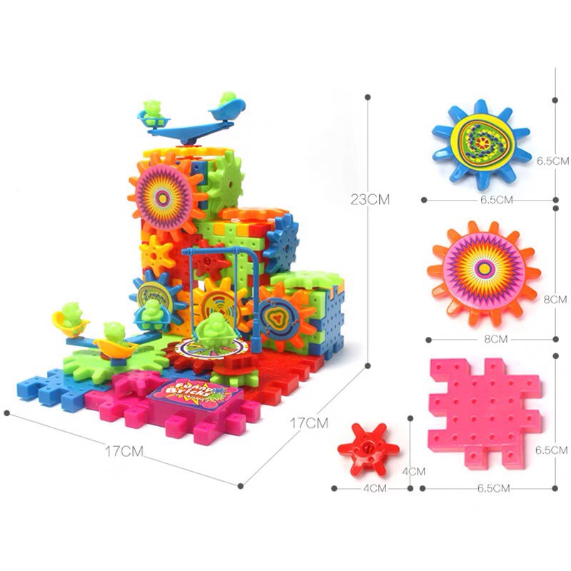 Đồ Chơi Lắp Ráp Bánh Răng Vòng Xoay Chuyển Động 83,135 Chi Tiết, Xếp Hình Giáo Dục Thông Minh Cho Bé- Thepooh