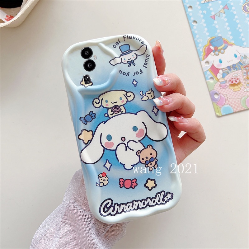 Vỏ điện thoại oppo reno10 pro + plus 5g reno10pro + reno8 t 8t reno8 z reno7 z 5g 4g 2023 phim hoạt hình dễ thương cinnamoroll vỏ bảo vệ ống kính anti-fall silicone mềm ốp lưng