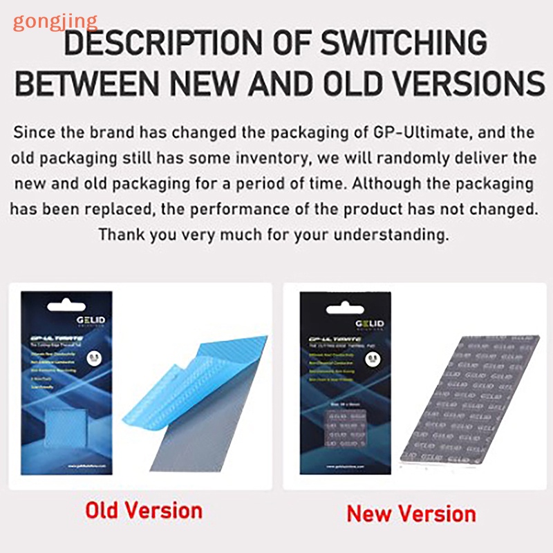 Go gelid gp-ultimate 15w / mk thermal pad cpu / gpu graphics silicone grease pad heat vn