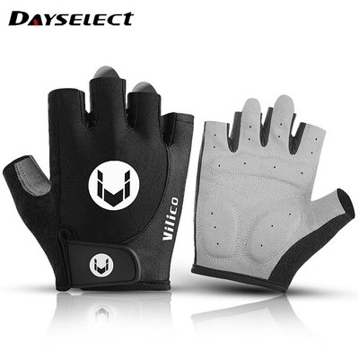 Đôi găng tay thể thao DAYSELECT nửa ngón chống trượt thoáng khí cho nam và nữ đạp xe/ chạy bộ/ câu cá