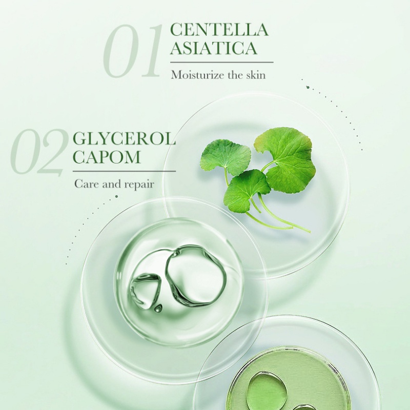 Bioaoua centella Asiatica Facial Moisturizer lotion dưỡng ẩm cho da khô da nhạy cảm có sẵn 80ml