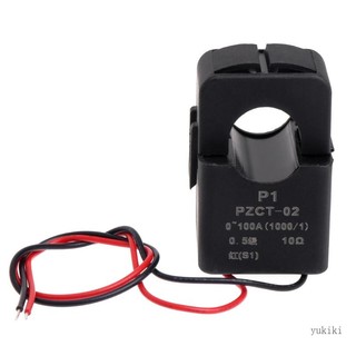 Máy biến áp cảm biến dòng điện ac kiki pzct-02 cho máy đo năng lượng amp 100a cài đặt nhanh clip-on dễ dàng lắp đặt