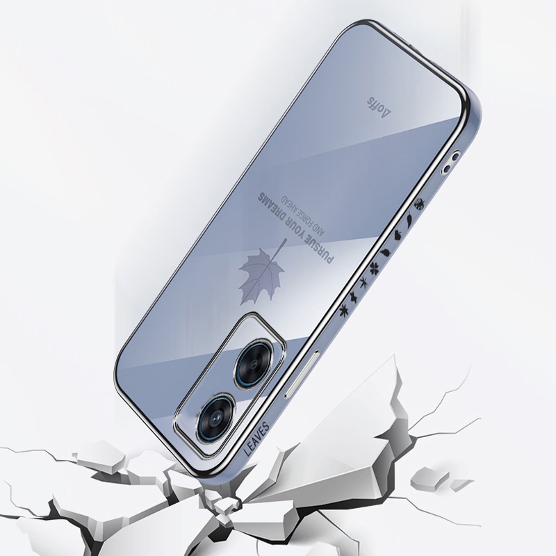 Ôp Lưng Dẻo Họa Tiết Lá Phong Cho oppo a18 a38 a58 a78 4g 5g Ốp