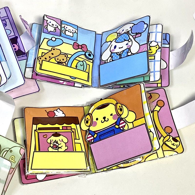 Đồ Chơi Sách Thủ Công Kuromi Doudouben Melody Dễ Thương Cho Bé Gái