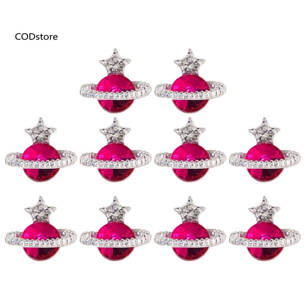 Kdc 10 cái mini rhinestone nail charm cho phụ nữ rhinestone nail art trang trí hiệu ứng hình ảnh tuyệt đẹp