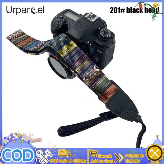 Máy ảnh urparcel dây đeo cổ vai có thể điều chỉnh thời trang máy ảnh slr đai chụp ảnh tương thích cho canon sony panasonic