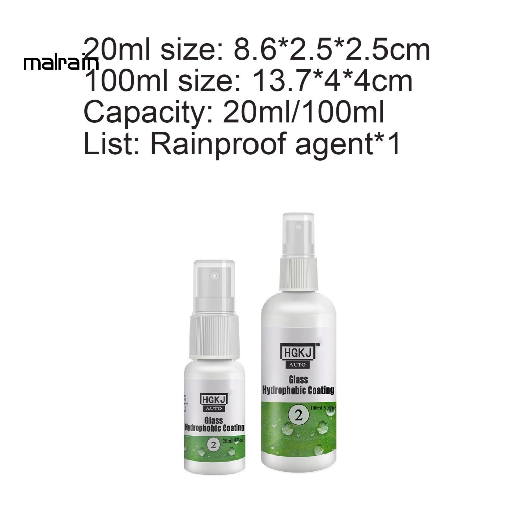 [Ma] Lớp Phủ Thủy Tinh Chống Mưa Tiện Lợi Dành Cho Gương Chiếu Hậu Ô Tô