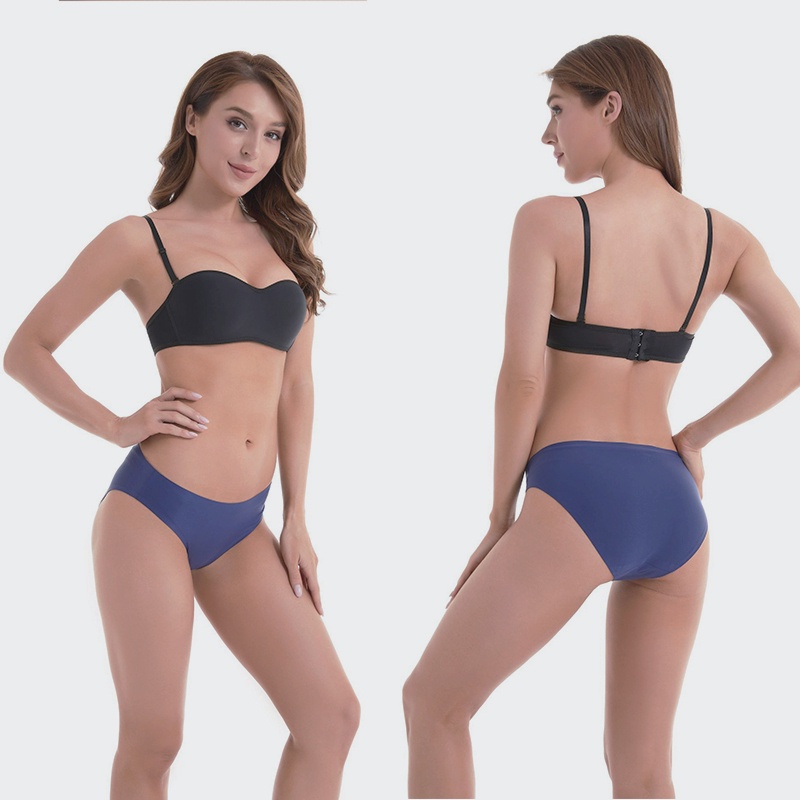 AOFEIQIKE AOFEIQIKE Quần Lót Lưng Thấp Không Đường May Màu Sắc Đơn Giản Chất Lượng Cao