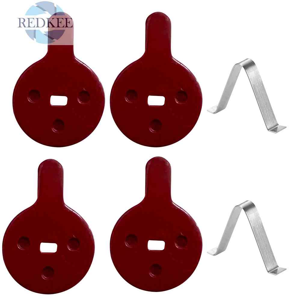 Set 2 Cặp Má Phanh Xe Đạp Leo Núi Bán Kim Loại