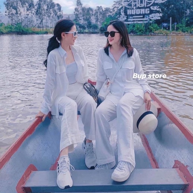 Set bộ đũi trắng dài tay 2 túi hộp nhiều màu sắc b130 HASCOO DD