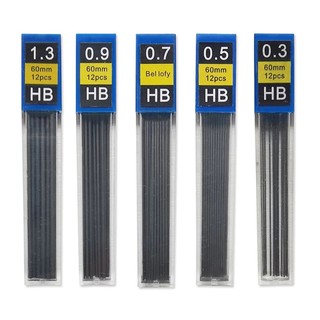 Ruột Bút Chì Thay Thế 0.3 / 0.5 / 0.7 / 0.9 / 1.3 / 2mm