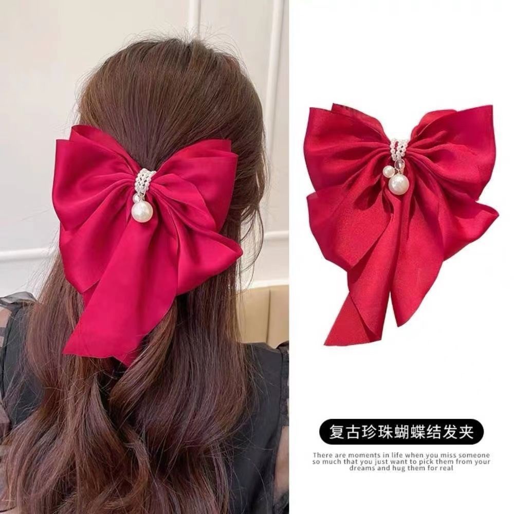 Kẹp Tóc Hình Nơ Lớn Thời Trang Xuân Hè Mới 2021 Cho Nữ