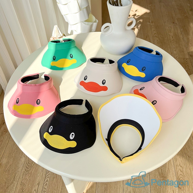 Mũ Lưỡi Trai Hở Chóp Chống Tia Uv Họa Tiết Hoạt Hình Thời Trang Mùa Hè Cho Bé