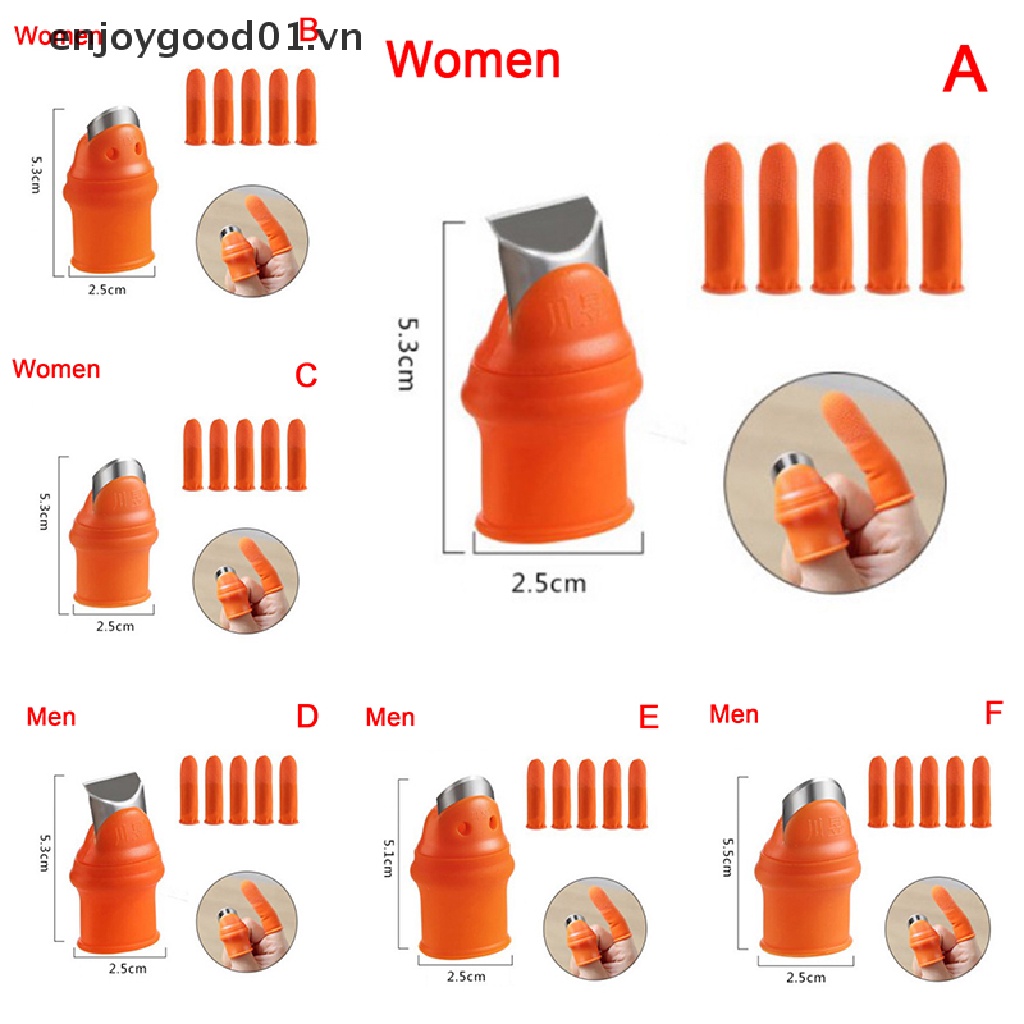 Găng Tay Silicone Cắt Tỉa Rau Củ Quả Đeo Ngón Tay