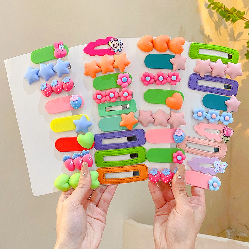 Kẹp Tóc Lượn Sóng Màu Sắc Kẹo Ngọt Xinh Xắn Cho Bé Gái