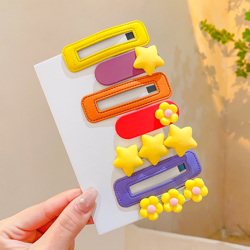 Kẹp Tóc Lượn Sóng Màu Sắc Kẹo Ngọt Xinh Xắn Cho Bé Gái