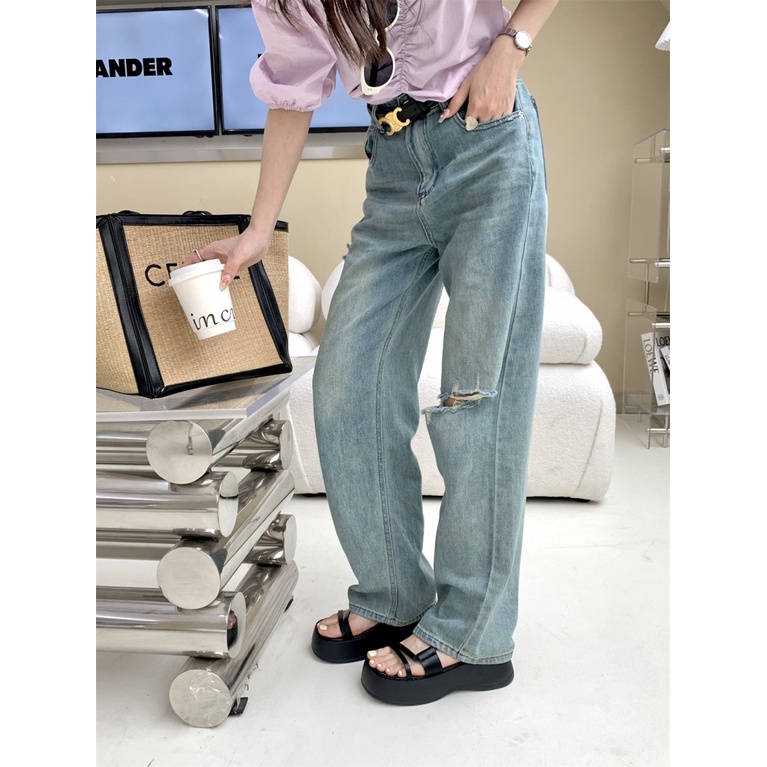 Giày Sandal Đế Xuồng Dày Mùa Hè 2023 Hở Ngón Quai Cài Khóa Phong Cách Mới Cho Nữ