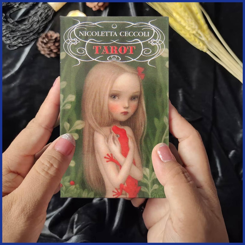 Phiên bản tiếng anh nico letta ceccoli tarot cards oracle decks party favor divination table board game for fortune aiavn
