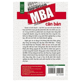 Sách - MBA Căn Bản (Tái Bản)