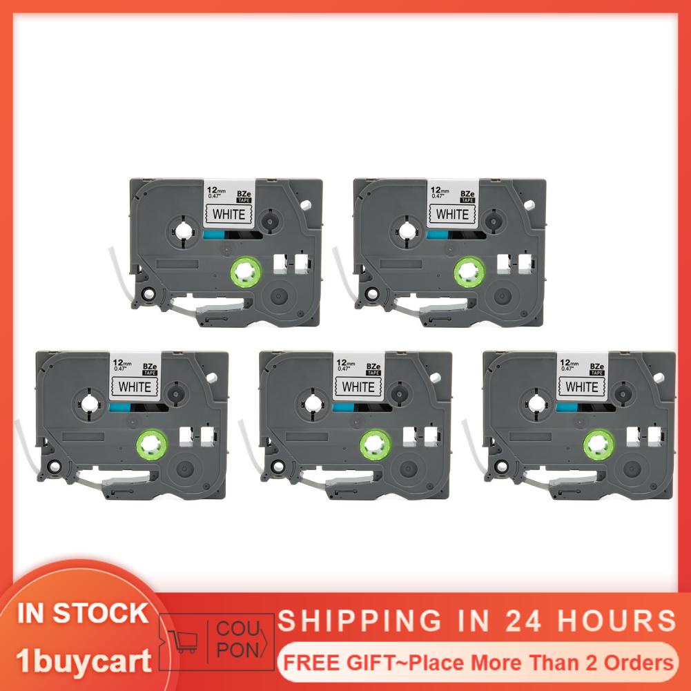 1buycart1 Label Maker Tape  5 Pcs Printer ABS Material for PT D210