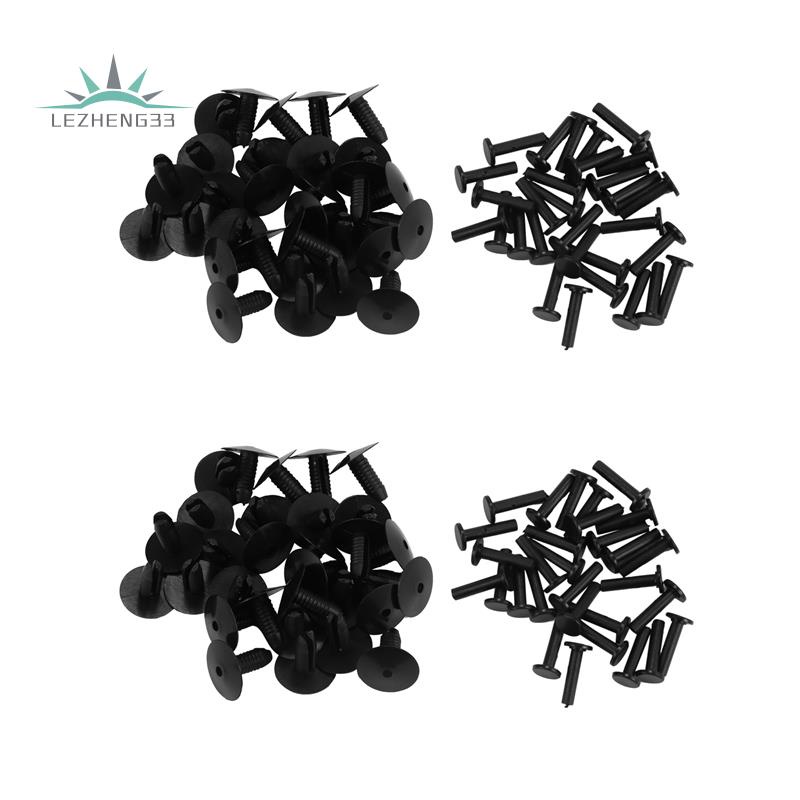 Set 60 Đinh Tán Nhựa Phụ Tùng Cao Cấp Cho Xe Ô Tô BMW E30 E36 E46 E39 E38