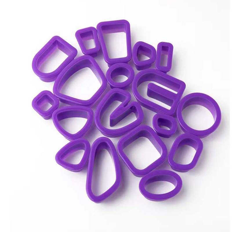 Set 18 Khuôn Làm Bông Tai Mềm Mại Hình Học Độc Đáo