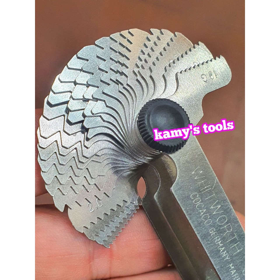 Dưỡng đo ren thước đo ren 52 lá