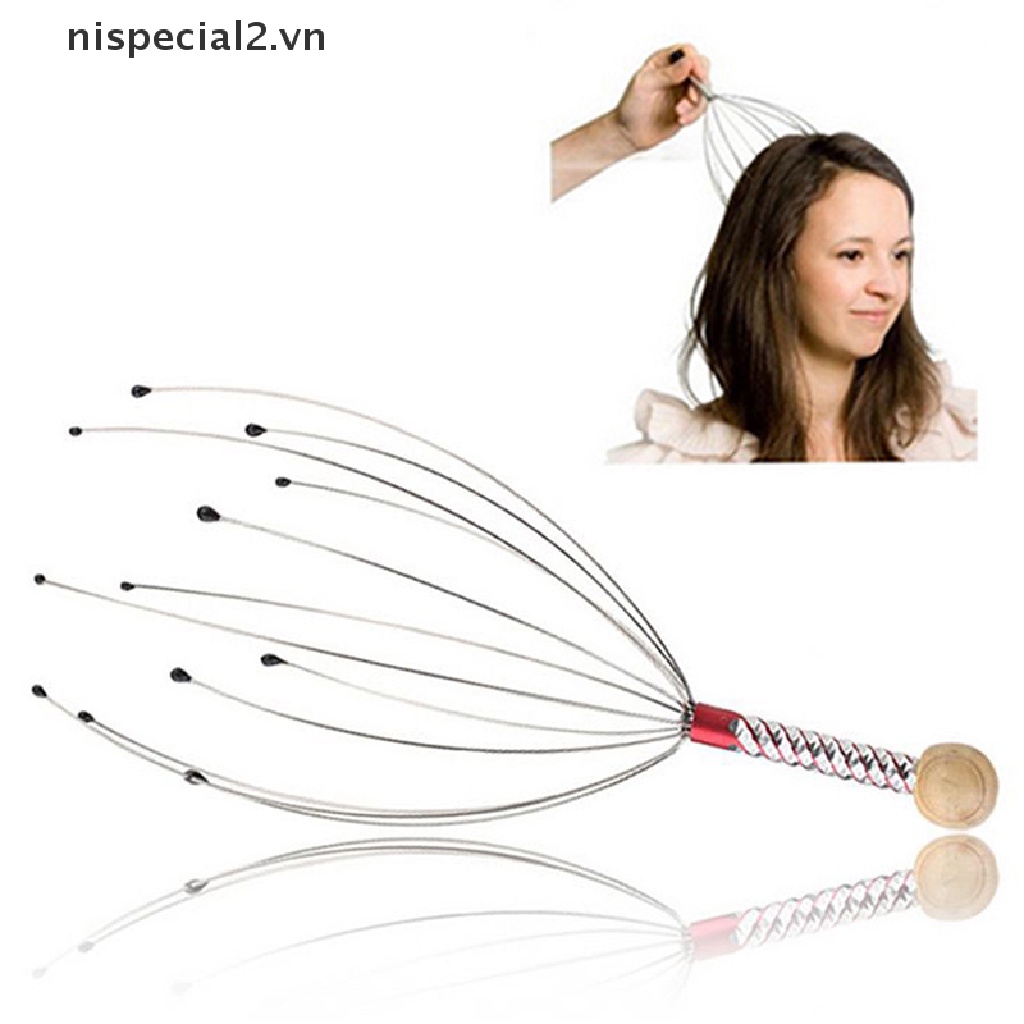 Dụng Cụ Mát Xa Chăm Sóc Da Cổ Hình Đầu Bạch Tuộc Giúp Giảm Căng Thẳng