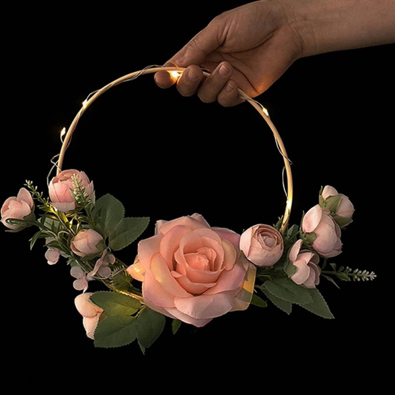 Set 15 Vòng Gỗ Tre 3 Kích Cỡ Dùng Trang Trí Vòng Bắt Giấc Mơ