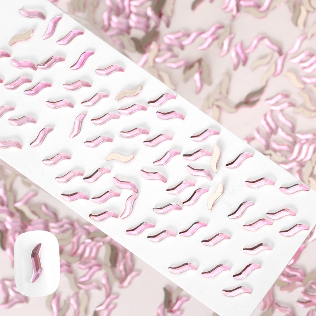 Bộ 50 Phụ Kiện Trang Trí Móng Tay 3D Lấp Lánh DIY