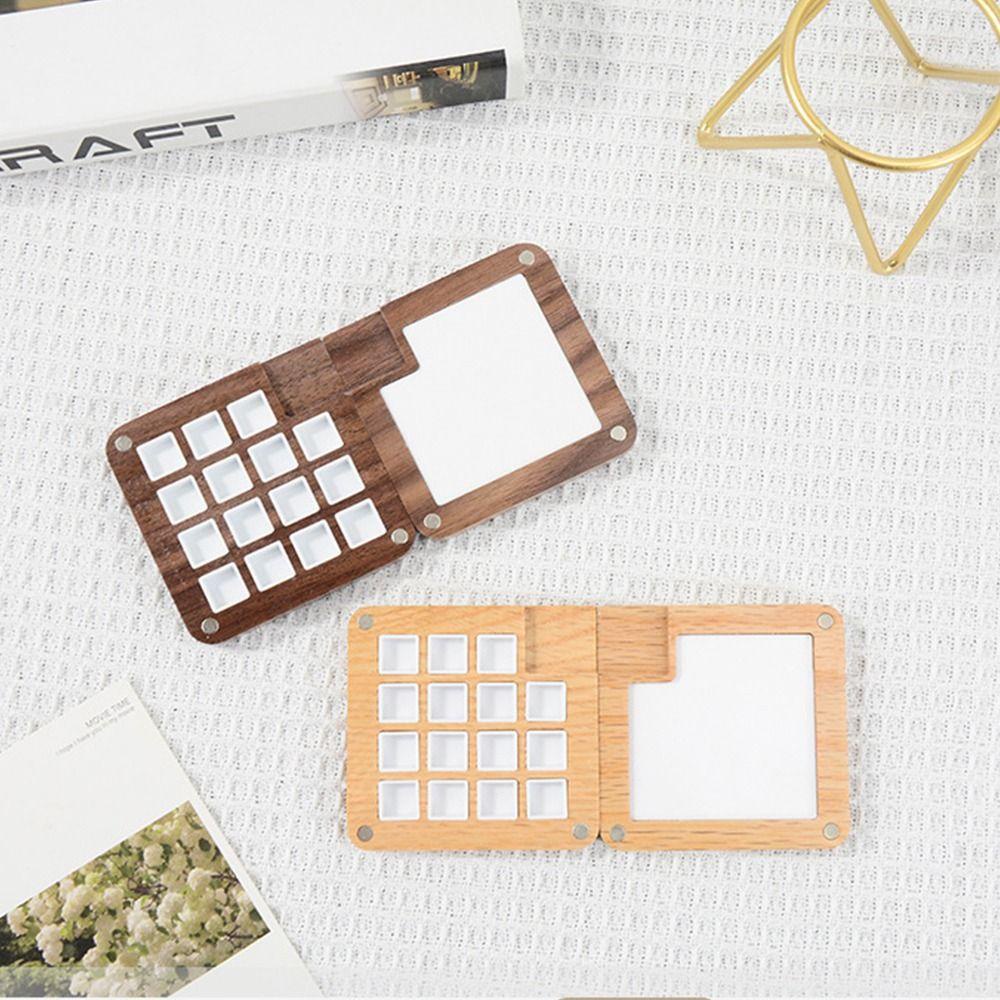 Goovanni Hộp Màu Nước Vẽ Tranh Mini Dạng Lật Bằng Acrylic