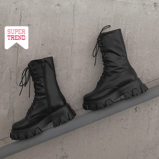 Giày Bốt Martin Đế Dày Phong Cách Retro Dễ Phối Đồ Hợp Thời Trang