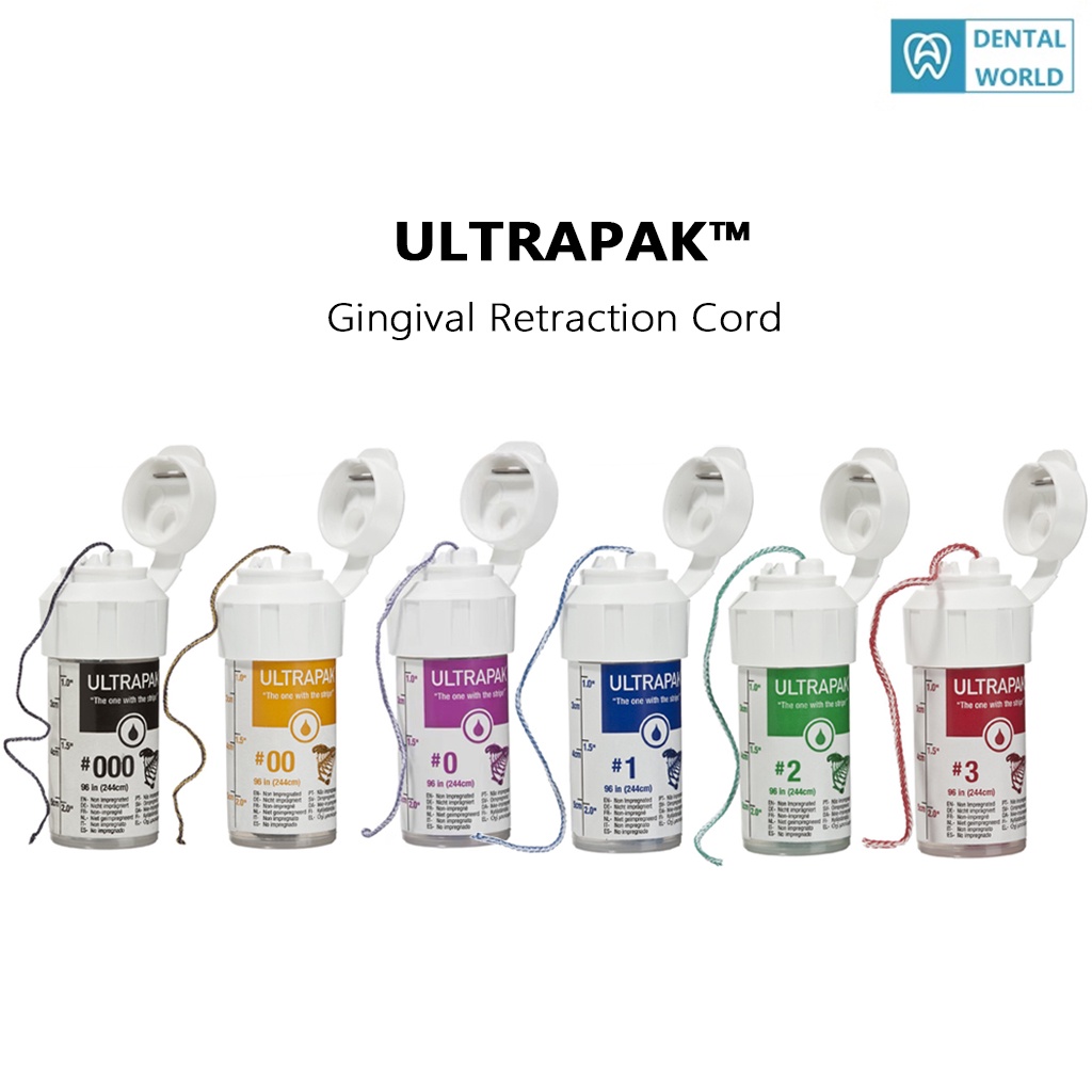 Ultrapak siêu nhỏTM Dây dệt kim Domain Corporation dây rút nướu