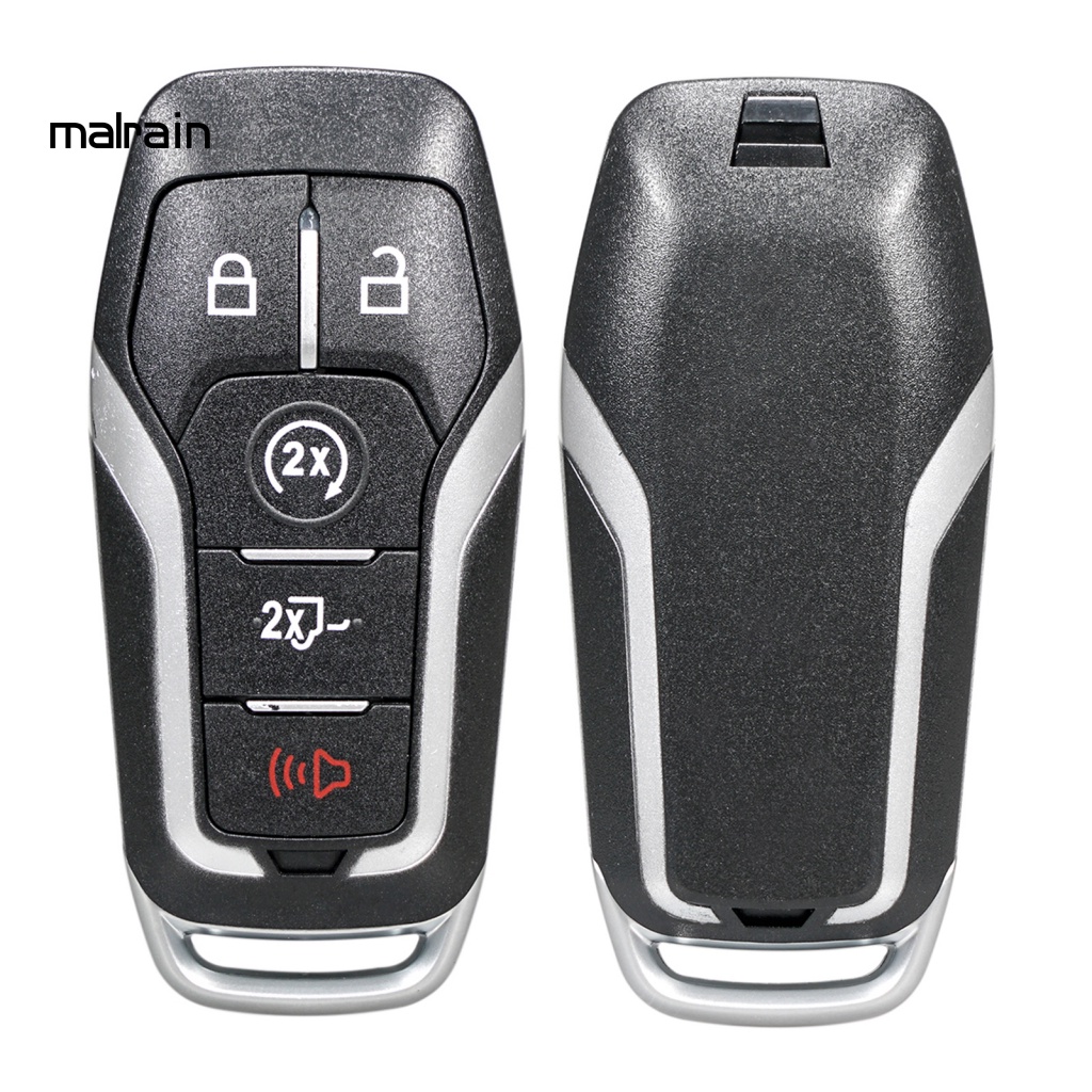 Vỏ Bọc Chìa Khóa Điều Khiển Từ Xa 5 Nút Gọn Nhẹ Màu Đen Cho Ford F-15 2015-2017