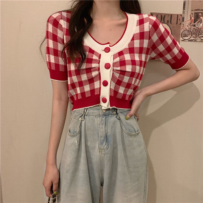 Áo Thun Tay Ngắn Phong Cách Hàn Quốc Thời Trang Xuân Hè Mới Cho Nữ