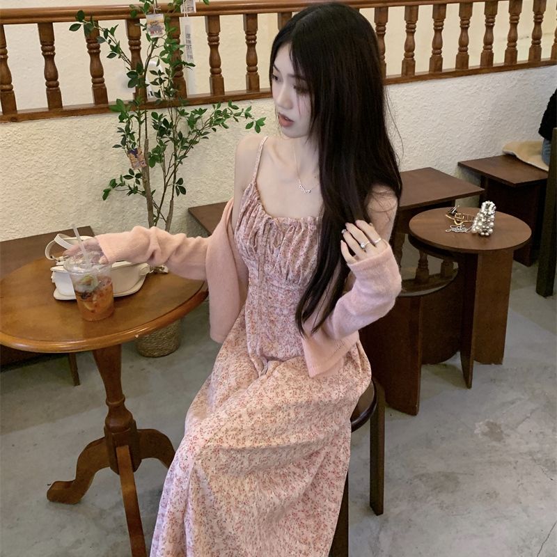 Đầm Hai Dây Họa Tiết Hoa Thời Trang Mùa Hè Ngọt Ngào