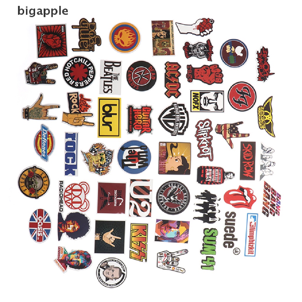 Set 50 Sticker Họa Tiết Băng Cá Nhân Độc Đáo Dùng Để Trang Trí Nội Thất