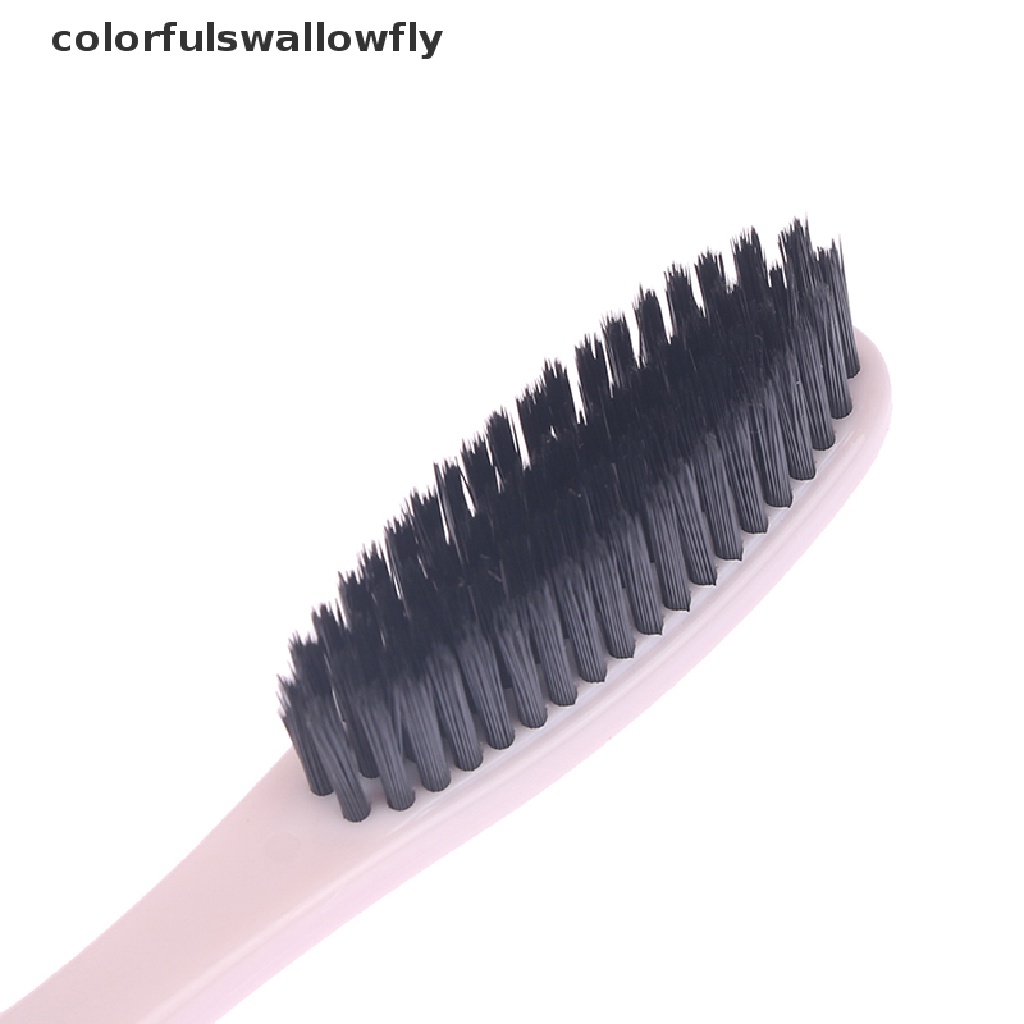 Set 4 Bàn Chải Đánh Răng Đầu Mềm Cán Dài Nhiều Màu Sắc