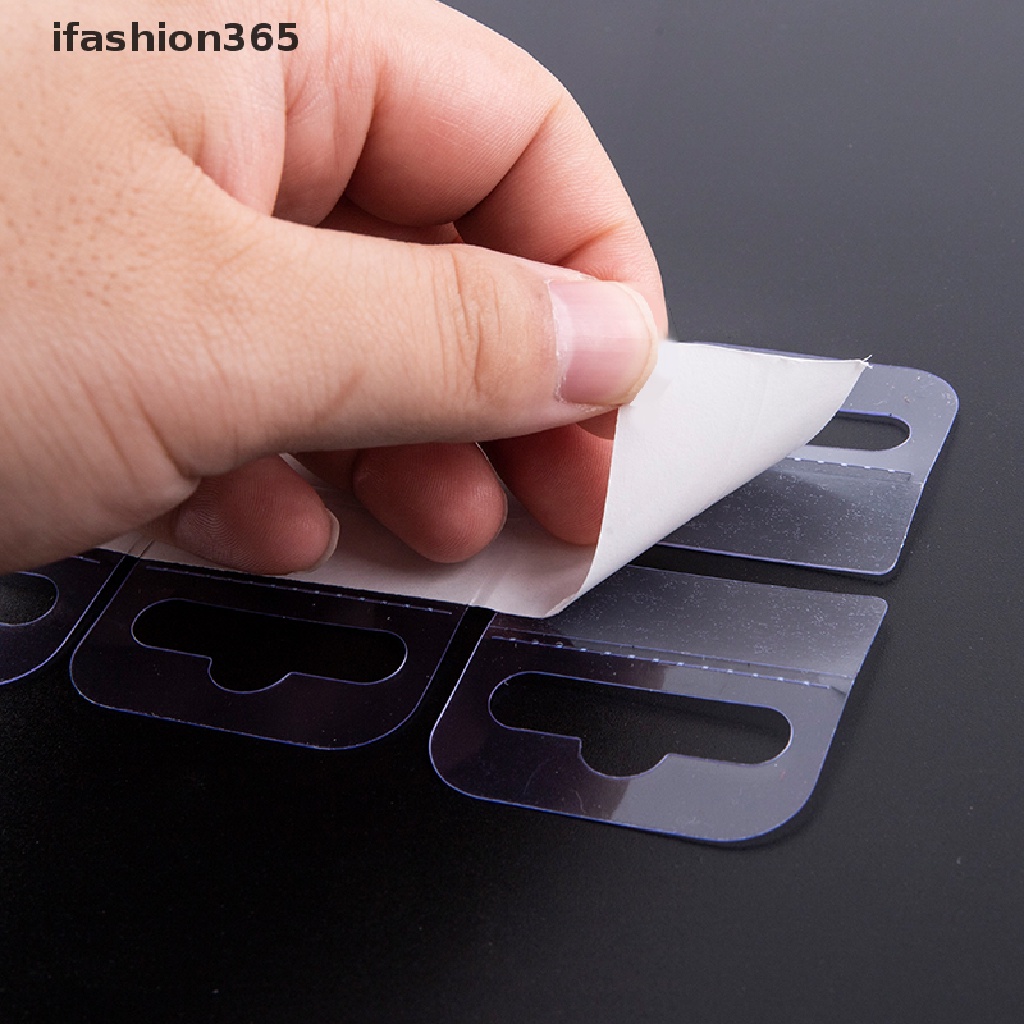 Set 100 Móc Dán Tường Bằng Nhựa PVC Tiện Dụng Và Bền